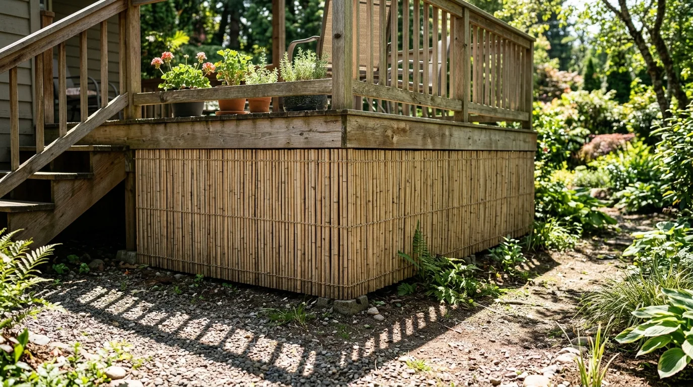 Rustic Wood Panel Skirting